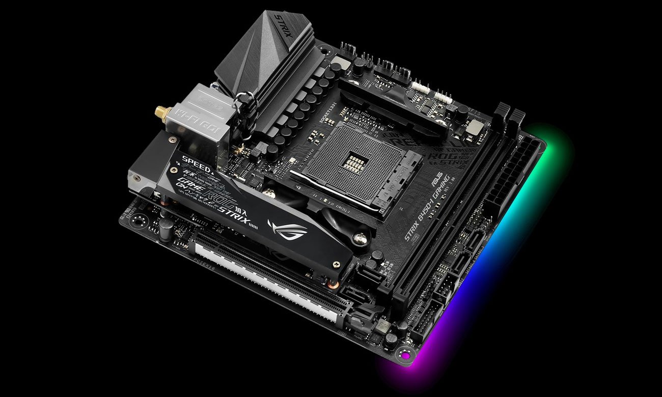 らんさん専用　ASUS ROG STRIX B450-I GAMING Asus Płyta główna ROG STRIX B450-I GAMING AM4 2DDR4 HDMI/M.2